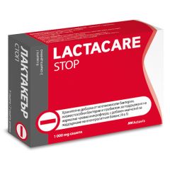 Lactacare Stop Синбиотик с магнезий за бърза помощ при диария 1000 мг 6 сашета Teva