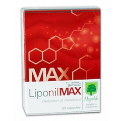 Liponilmax За поддържане на нормални нива на холестерола и кръвното налягане х30 капсули Magnalabs