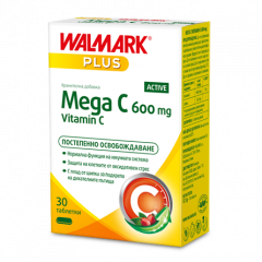 Walmark Mega C Витамин Ц 600 мг х 30 таблетки