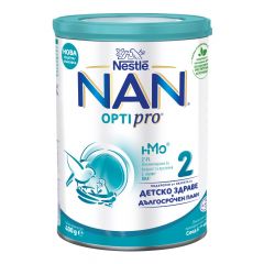Nestle NAN Optipro 2 HM-O Преходно мляко за бебета 6-12М 400 гр 