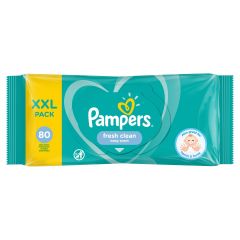 Pampers Fresh Clean Baby Scent Бебешки мокри кърпички XXL 80 бр