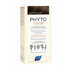 Phyto Phytocolor Безамонячна боя за коса 6.77 Светло Кестеняв Капучино / Marron Clair Cappuccino