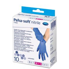 Hartmann Peha-soft Nitrile Fino Еднократни нитрилни ръкавици без латекс и талк Размер M х10 бр 