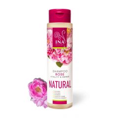 Ina Essentials Натурален шампоан за суха и увредена коса с маслодайна роза 250 мл