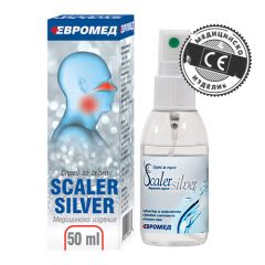 Scaler Silver Спрей за гърло със сребърна вода 50 мл Evromed 