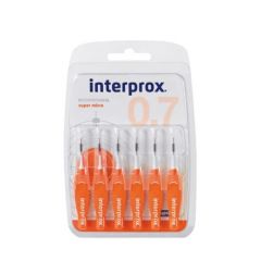 Interprox Интердентални четки за зъби размер 0,7 мм x6 бр Dentaid