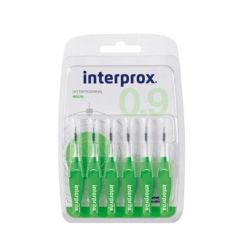 Interprox Интердентални четки за зъби размер 0,9 мм x6 бр Dentaid