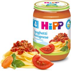 Hipp био спагети Болонезе 4М+ 190 гр