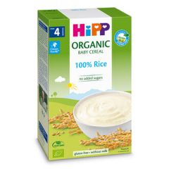 Hipp био инстантна каша ориз за бебета 4М+ 200 гр