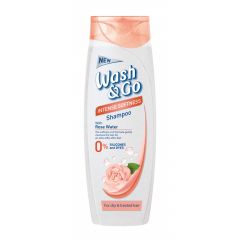 Wash & Go Intense Softness Rose Water Шампоан за суха и изтощена коса с розова вода 200 мл