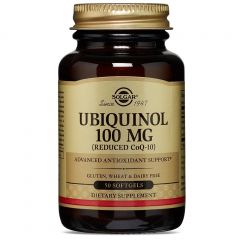 Solgar Ubiquinol Убиквинол 100 мг х50 софтгел капсули