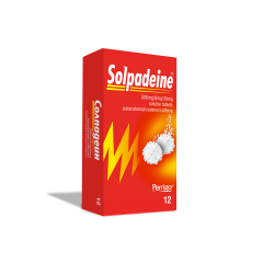 Solpadeine При висока температура и болка x12 ефервесцентни таблетки Perrigo