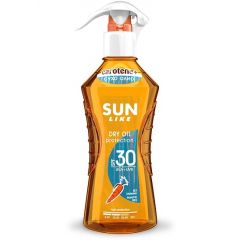 Sun Like Слънцезащитно сухо спрей олио за тяло за бърз загар SPF30 200 мл