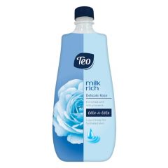 Teo Milk Rich Delicate Rose Soap Течен сапун с аромат на роза - пълнител  800 мл