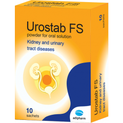 Urostab FS При проблеми с уринарната система и простатата х10 сашета Adipharm 