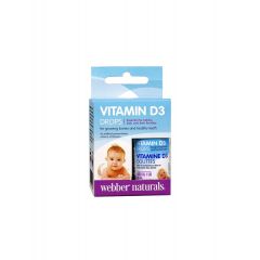 Webber Naturals Vitamin D3 Drops Витамин D3 400 IU x 15 мл 500 дози 