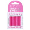 Biovene Балсам за устни с пчелен восък и ягода за неустоим вкус и грижа х 4 броя