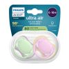 Avent Ultra Air Ортодонтична залъгалка момиче 6-18М x 2 броя