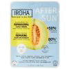Iroha Nature Биоразградима възстановяваща лист маска за след слънце с лайка, пъпеш и алое вера