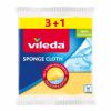 Vileda Sponge Cloth Влажна попиваща кърпа 3+1 броя