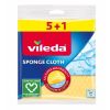 Vileda Sponge Cloth Влажна попиваща кърпа 5+1 броя