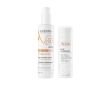 A-Derma Protect Слънцезащитен спрей за тяло за деца невидим SPF50+ 200 мл + Avene Термална вода спрей 50 мл Комплект 