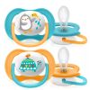  Avent Ultra Air Animals Boy Ортодонтична залъгалка за момче 6-18М x2 бр