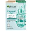 Garnier Skin Naturals Hyaluronic Aloe Хидратираща и освежаваща шийт маска за лице с алое 1 брой