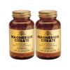 Solgar Magnesium Citrate Магнезиев Цитрат 200 мг х 60 таблетки 1+1 Промо комплект