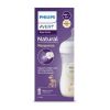 Avent Natural Response Бутилка с биберон със среден поток с картинка за момиче 1М+ 260 мл 