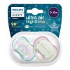 Avent Ultra Air Nighttime Ортодонтична светеща залъгалка с кутийка 0-6М мечти х 2 броя 