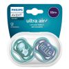Avent Ultra Air Ортодонтична залъгалка с кутийка18+М hello х 2 броя 
