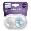 Avent Ultra Soft Ортодонтична залъгалка с кутийка 6-18М птица х 2 броя 