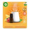 Air Wick Aroma Mist Комплект дифузер с етерични масла Ананас, параскова и дива мента - Щастие 20 мл