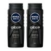 Nivea Men Deep Clean Душ гел за мъже с глина 2 х 500 мл Комплект