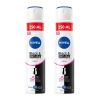 Nivea Black & White Invisible Clear Дезодорант спрей против изпотяване за жени 2 х 250 мл Комплект