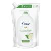 Dove Caring Hand Wash Fresh Touch Течен сапун за ръце с краставица и зелен чай - пълнител 500 мл