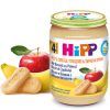 Hipp био пълнозърнеста каша ябълки, банани и бисквити 4М+ 190 гр