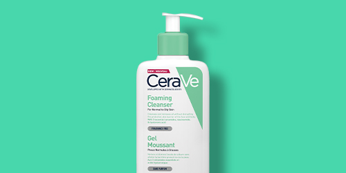 CeraVe Измиваща гел-пяна за нормална към мазна кожа се предлага в опаковки от 236 мл и 473 мл
